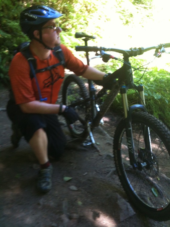 Aaron in deep thought