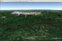 Lewis River Trail Google Earth View